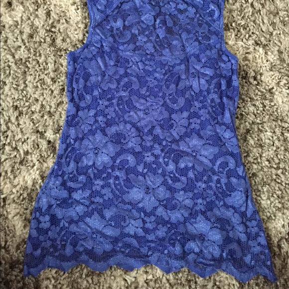 Fredricks of Hollywood sexy lace sleeveless top - Picture 3 of 3